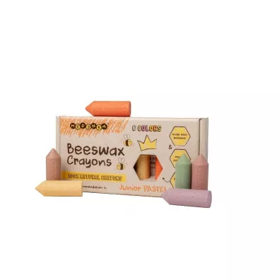 Medenka Kredki z wosku pszczelego Junior pastel 6 kolor�w