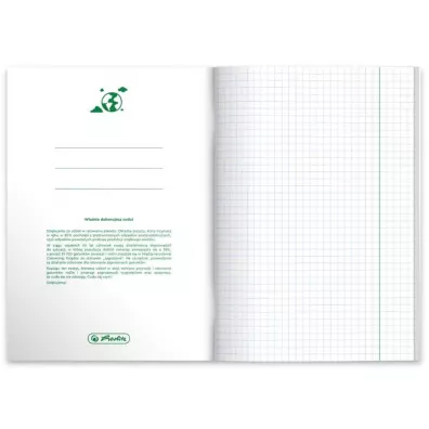 Herlitz Zeszyt A5 Eco PP Biologia kratka 60 kartek