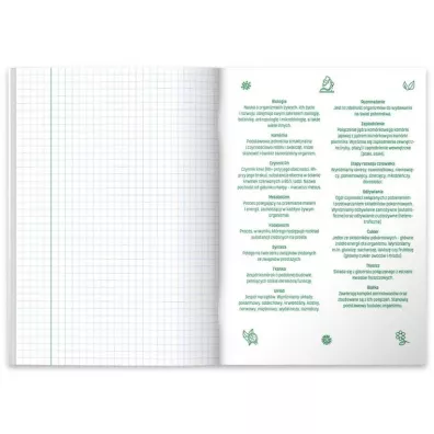 Herlitz Zeszyt A5 Eco PP Biologia kratka 60 kartek