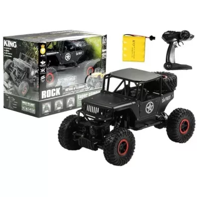 Jeep R/C 1:18 czarny Leantoys