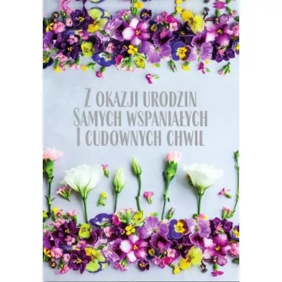 Trend Kartka okoliczno�ciowa Urodziny TS96