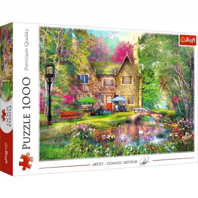 Puzzle 1000 el. Le�na przysta� Trefl