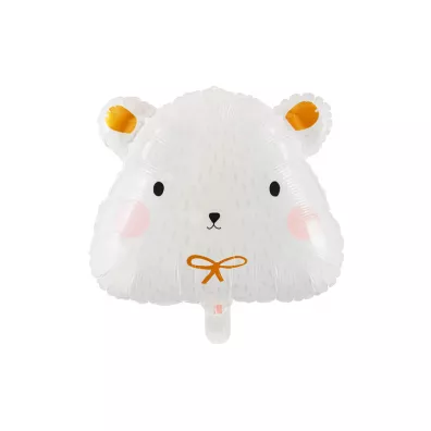 PartyDeco Balon foliowy Mi� polarny 51x45cm