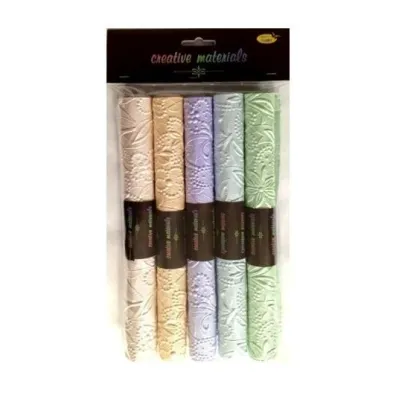 Galeria Hobby Karton czerpany t�oczony 200g, 25x35cm, 5 arkuszy