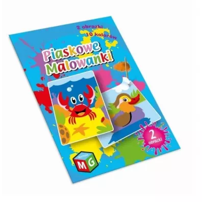 Piaskowe malowanki Krab i kaczka Multigra