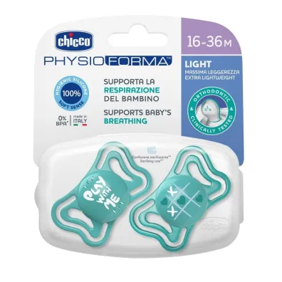 Chicco Smoczek uspokajaj�cy PhysioForma Light nieb 16-36m