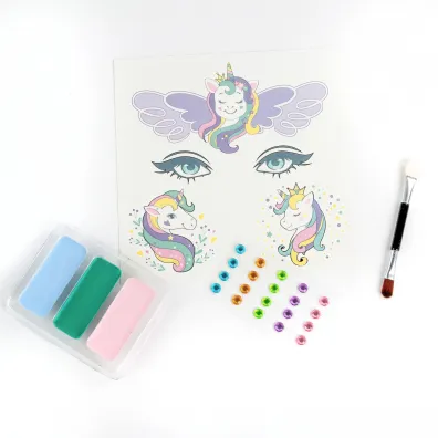 Derform Farbki do twarzy z kalkomani� Unicorn
