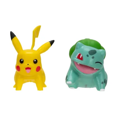 Figurki Bitewne Bulbasaur i Pikachu, figurki
