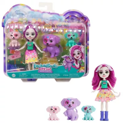 Enchantimals Rodzina Dalmatyczykw HKN14 Mattel