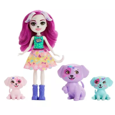 Enchantimals Rodzina Dalmatyczykw HKN14 Mattel