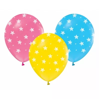 Godan Balony Gwiazdki 5 szt.