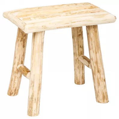 Atmosphera Sto�ek drewniany Woody 34x23 cm