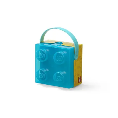 LEGO(R) pojemnik klocek z r�czk� czw�rka transpareny