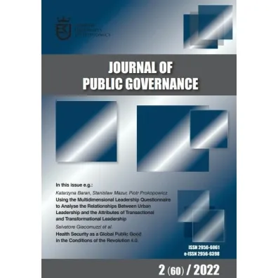 Journal of Public Governance 2/2022 - Red  Stanis�am Mazur
