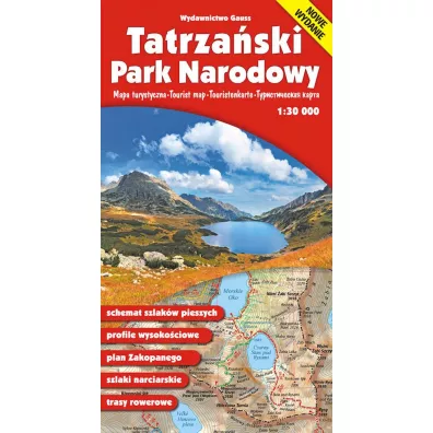 Mapa Tatrza�ski Park Narodowy