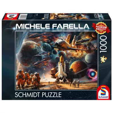 Puzzle 1000 el. PQ Michele Farella Podr� do galakt Schmidt