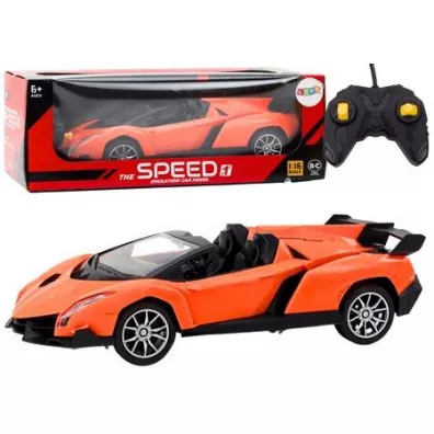 Auto sportowe RC 1:16 pomaraczowe Leantoys