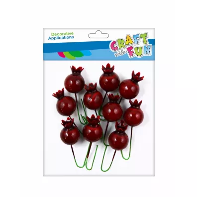 Craft with Fun Ozdoba dekoracyjna drucik Dzika R�a 2CM 463959