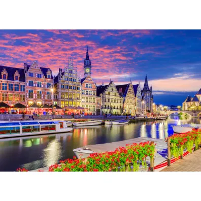 Puzzle 1000 el. Gandawa, Belgia Enjoy