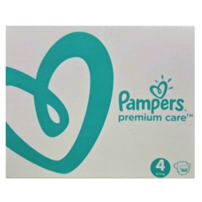 Pampers Pieluszki Maxi 4 Premium Care (9-14 kg) Monthly Box 168 szt.