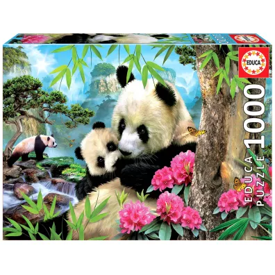 Puzzle 1000 el. Misie panda Educa