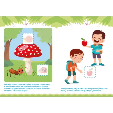 Ksi��eczka edu. A4 Akademia 2-latka  NAKLEJKI SKRZAT 076967 SK