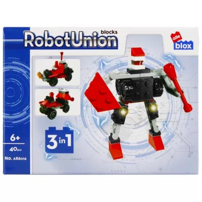 Klocki konstrukcyjne Robot 40 element�w ALLEBLOX
