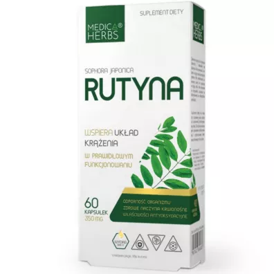Medica Herbs Rutyna Suplement diety 60 kaps.
