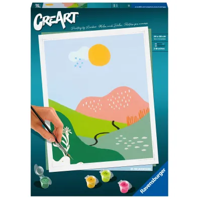 Ravensburger Malowanie po numerach CreArt - Minimalistyczny krajobraz 3 24x30cm