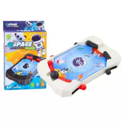 Mini gra zr�czno�ciowa kosmiczna pi�ka bia�a LeanToys