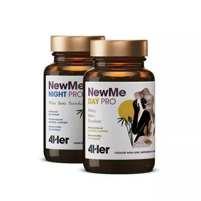 HealthLabs Zestaw witamin i minera��w NewMe PRO 4Her Day + Night - suplement diety 2 x 30 kaps.