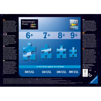 Puzzle 100 el. �wiec�ce w ciemno�ci - Jednoro�ce w blasku ksi�yca Ravensburger