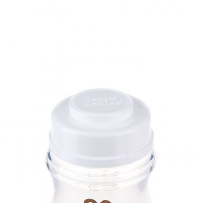 Canpol Babies Butelka szeroka antykolkowa EasyStart Exotic Animals rowa 0 m+ 120 ml