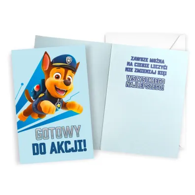 Kukartka Karnet Urodziny Psi Patrol ch�opiec