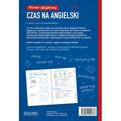 Planer j�zykowy. Czas na angielski. Poziom A2-B1