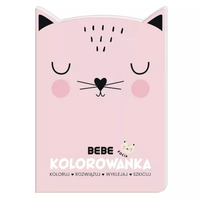 Kolorowanka kocia Bebe