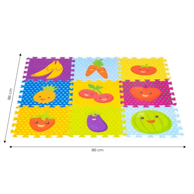 Puzzle piankowe Owoce 9 element�w Artyk