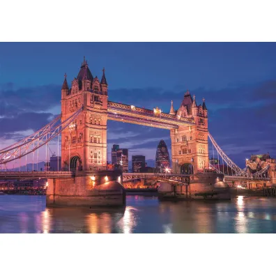 Puzzle 1000 el. High Quality Collection. Tower Bridge At Night Clementoni
