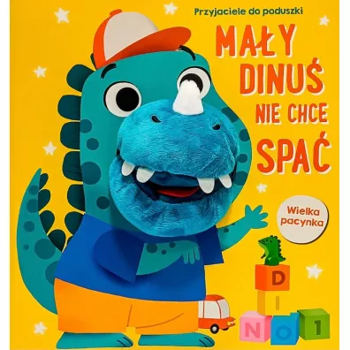 Ma�y dinu� nie chce spa�. Przyjaciele do poduszki