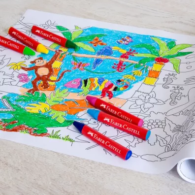 Faber-Castell Kredki �wiecowe Jumbo  w kasetce 12 szt.