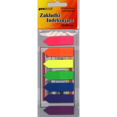Polsirhurt Zak�adki indeksuj�ce plastikowe 12 x 45 mm