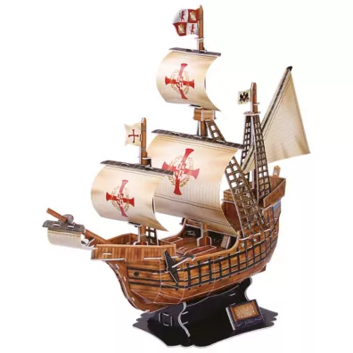 Puzzle 3D 113 el. �aglowiec Santa Maria Cubic Fun