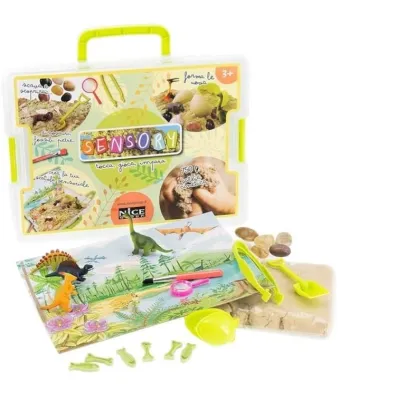 Piasek do formowania w skrzynce Sensory Dinozaury Nice Group