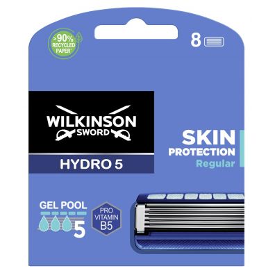 Wilkinson Hydro 5 Skin Protection Regular zapasowe ostrza do maszynki do golenia dla mczyzn 8 szt.