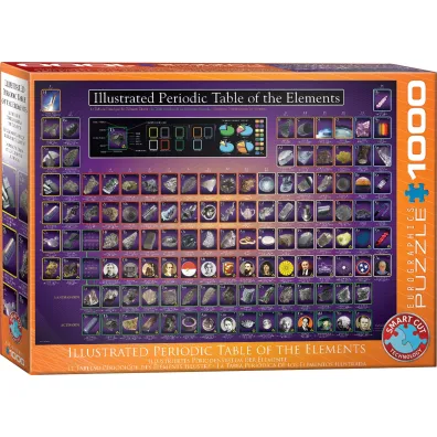 Puzzle 1000 el. Ilustrowany uk�ad pierwiastk�w Eurographics