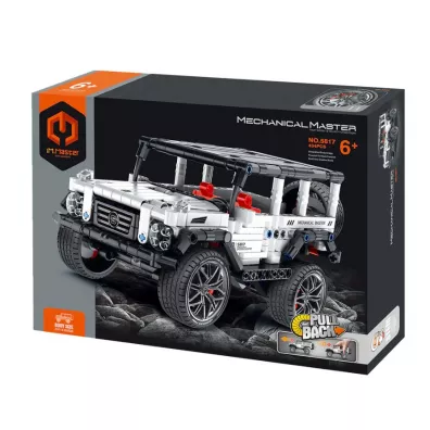 Klocki  pojazd Off Road bia�y 434 elementy