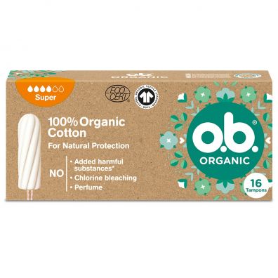O.b. Organic tampony Super 16 szt.