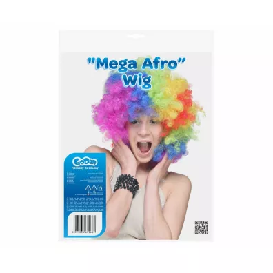 Godan Peruka mega afro t�czowe