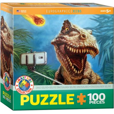 Puzzle 100 el. el.Smartkids Dinosaurier Selfie Eurographics