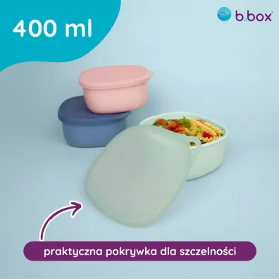 b.box Silikonowy pojemnik z pokrywk do lunchboxa Berry